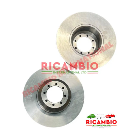 Set of Front Brake Disc (2) - Lancia Fulvia - Lancia Fulvia Brake Part & Components