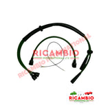 Set of Green Copper Ignition/HT Leads - Classic Fiat 500 - Electrical