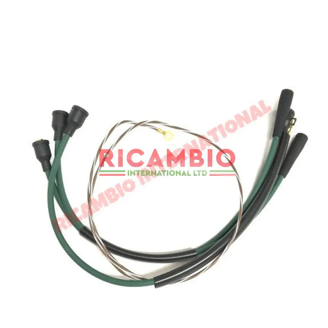 Set of Ignition/HT Leads (Black) - Classic Fiat 500 Giardiniera,Bianchina Panoramica - Ignition and Electrical Items