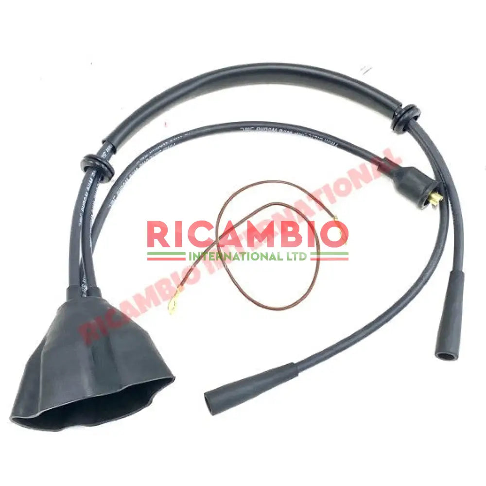 Set of Ignition/HT Leads & Cap Cover - Fiat 126 594cc & 650cc - Fiat 126 Ignition & Electrical Items
