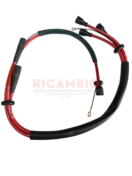 Set of Ignition/HT Leads - Classic Fiat 500 - Red - Ignition and Electrical Items