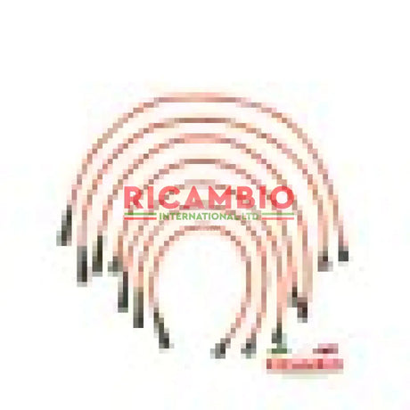 Set of Ignition HT Leads - Fiat 2300 - Red (2300) - Ignition & Electrical Items