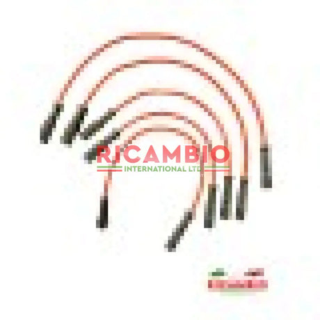 Set of Ignition/HT Leads - Fiat Classic Panda,Uno,Y10 - Red - Ignition & Electronic Parts