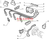 Set of Ignition HT Leads - Fiat Coupe Lancia Delta - Service Items