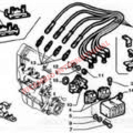 Set of Ignition/HT Leads - Fiat Punto MK2 Seicento,Classic Panda New Shape Panda Doblo - Ignition & Electronic Parts
