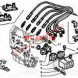 Set of Ignition/HT Leads - Fiat Punto MK2 Seicento,Classic Panda New Shape Panda Doblo - Ignition & Electronic Parts