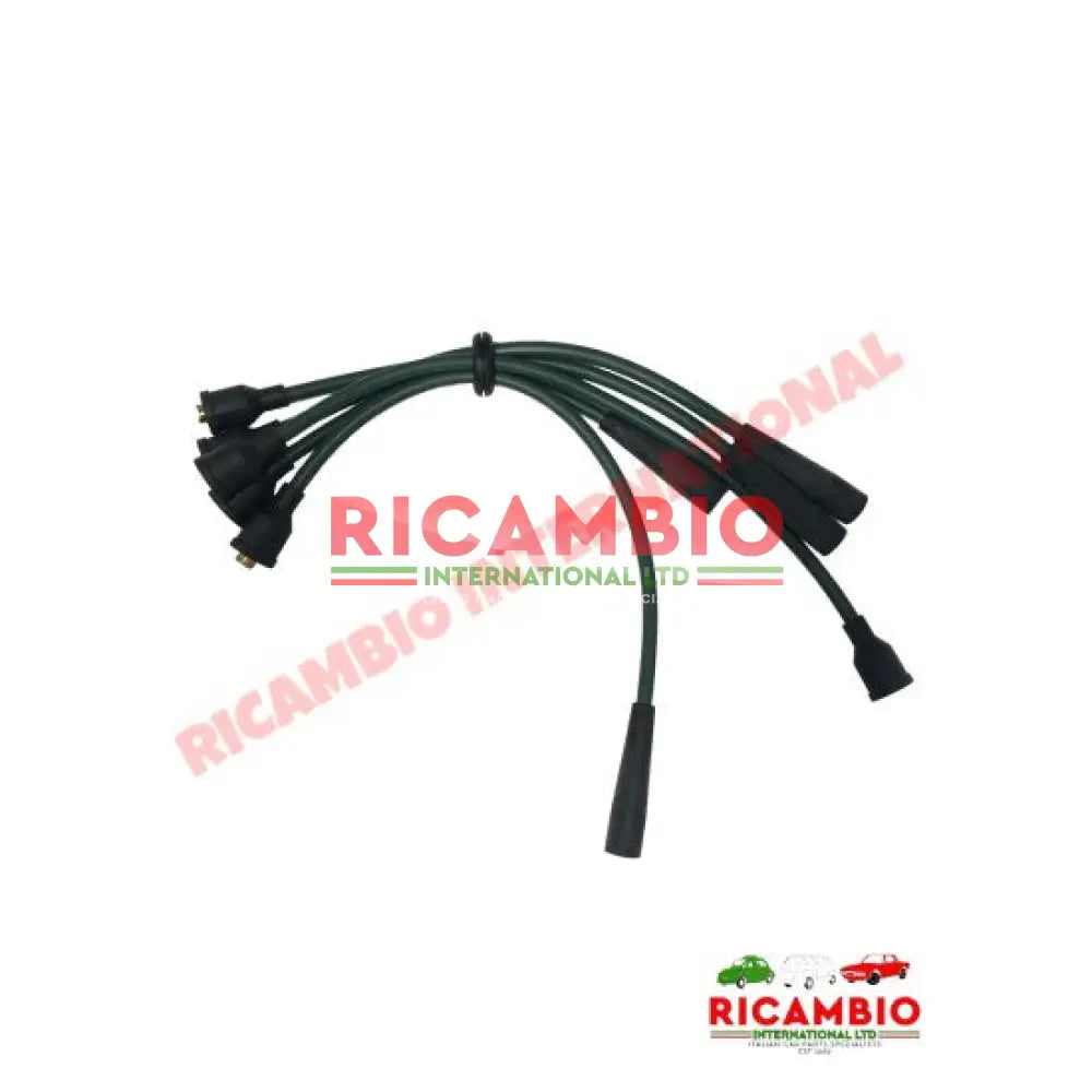Set of Ignition HT Leads (GREEN) - Fiat 1100 - Ignition & Electrical Items