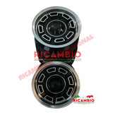 Set of ’LAMBO’ Alloy Wheels - Classic Fiat 500,126 - BLACK / ABARTH RED - Modifications