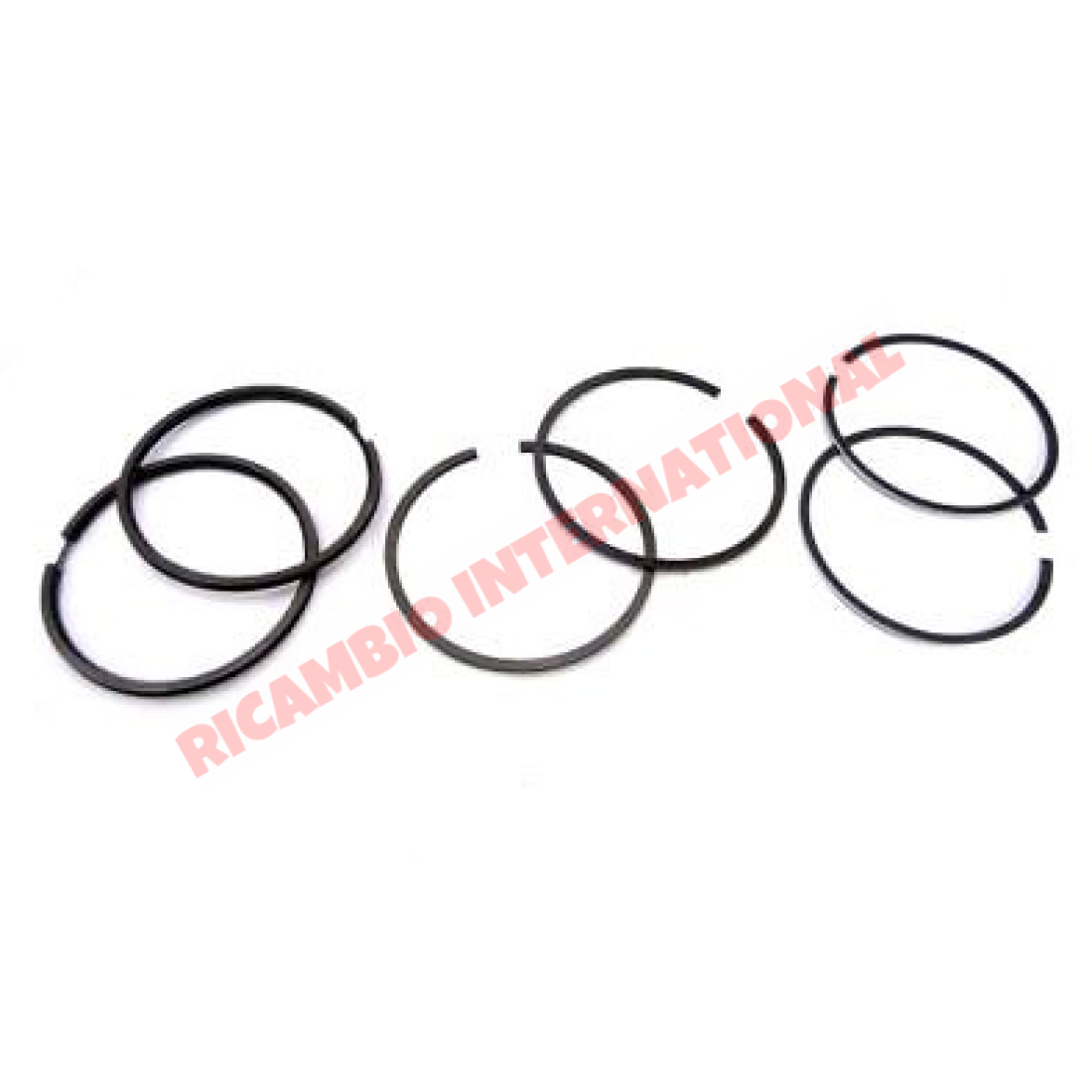 Set of Piston Rings (OVERSIZED/79.5mm) - Classic Fiat 500 126 - Mechanical & Engine Parts