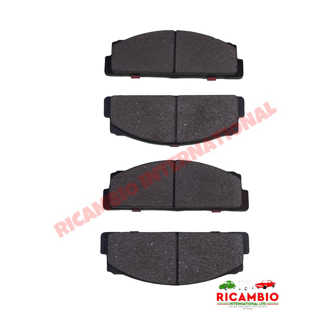 Set of Rear Brake Pads (HIGH PERFORMANCE) - Fiat Classic Panda