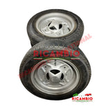Set of Road Wheel (190PCD) - Classic Fiat 500,126 - Wheels - Tyres - Tubes & Associated Items