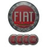 Set of Silver Alloy Wheels (190 PCD) - Classic Fiat 500 126 - ABARTH RED / BLACK - Modifications
