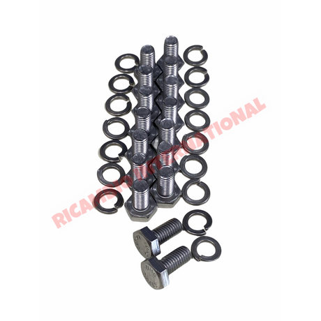 Set of Stainless Steel Wheel Bolts & Washers - Classic Fiat 500 - Screws - Studs - Bolts and Nuts