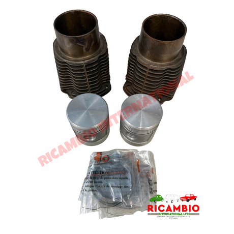 Set of Two Barrels & Pistons (STD/66mm) - Classic Fiat 500 - Mechanical and Engine Parts