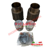 Set of Two Barrels & Pistons (STD/66mm) - Classic Fiat 500 - Mechanical and Engine Parts