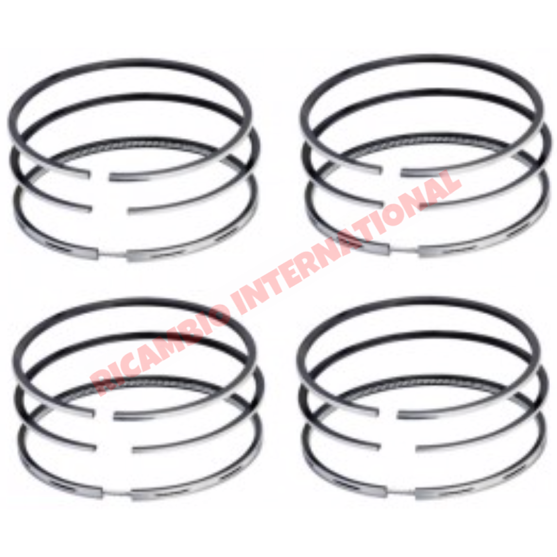 Set Piston Rings (STD 77mm) - Lancia Fulvia - Lancia Fulvia
