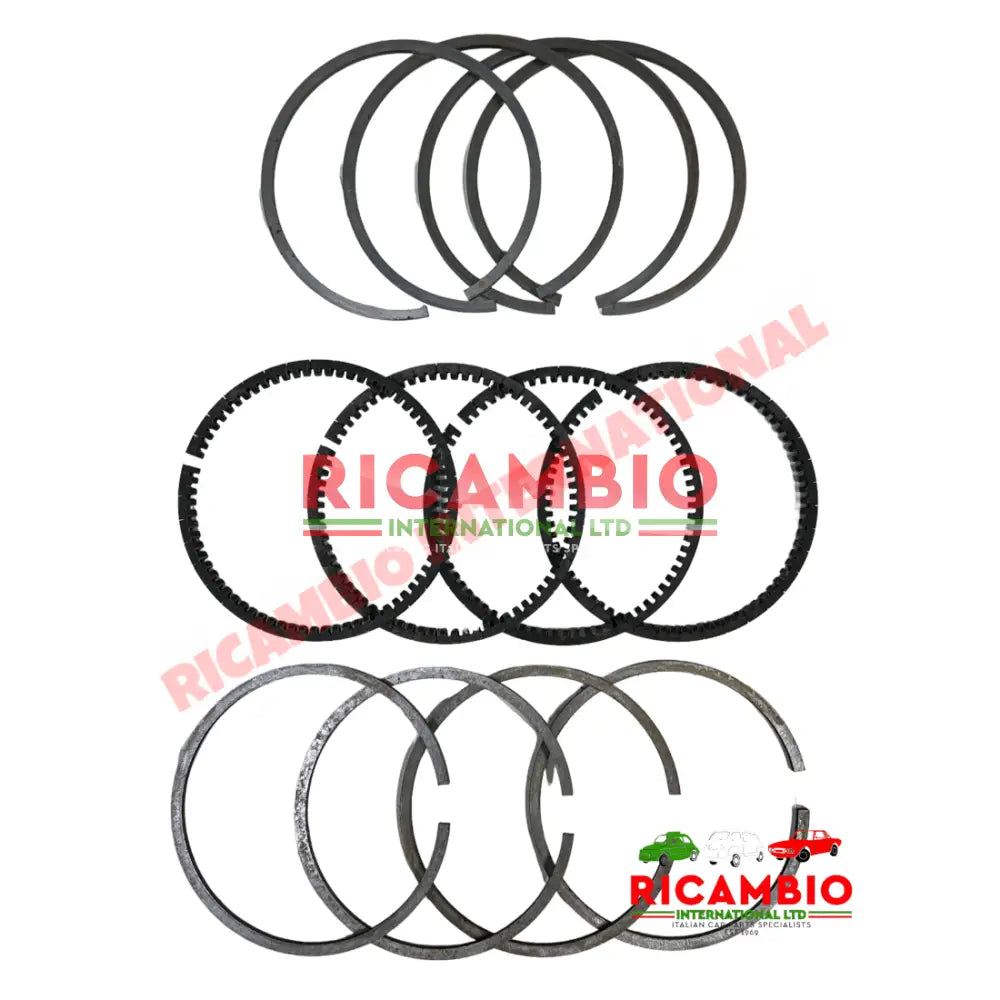 Set Piston Rings STD SIZE - Fiat 1100R - Fiat 1100/1300/1500