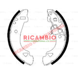 Set Rear Brake Shoes - Classic Fiat Panda Uno Lancia Y10 - Rear Brakes and Related Parts