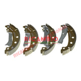 Set Rear Brake Shoes - Fiat 131,132 Argenta Campagnola - Brake Parts & Components