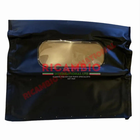 SHOP SOILED Black Sunroof Complete with Window - Classic Fiat 500,126 - Second Hand Parts