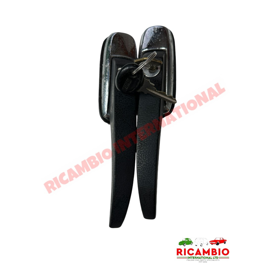 SHOP SOILED Front Outer Door Handle & Keys - Fiat 900T/E - Handles - Locks and Catches