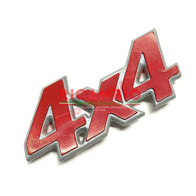 Side Badge ’4x4’ - Classic Fiat Panda - Badges & Emblems