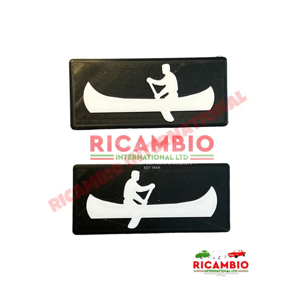 Side Badge Kit (2) - Classic Fiat Panda 4x4 SISLEY - Badges & Emblems