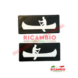 Side Badge Kit (2) - Classic Fiat Panda 4x4 SISLEY - Badges & Emblems