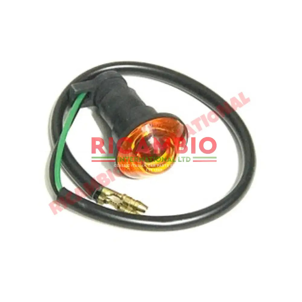 Side Repeater Lamp & Bulb Amber - Fiat Barchetta Coupe Ferrari 360,430 - Coupe
