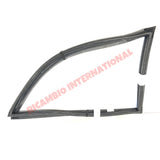 Side Rubber Quarter Window Seal Kit (2) - Lancia Fulvia Zagato - Lancia Fulvia Gaskets - Seals & Rubber Parts