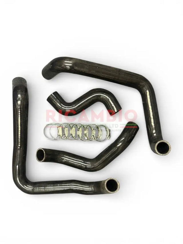 Silicone Water Radiator Hose & Clip Kit - Fiat X19 1500 - Heating & Cooling