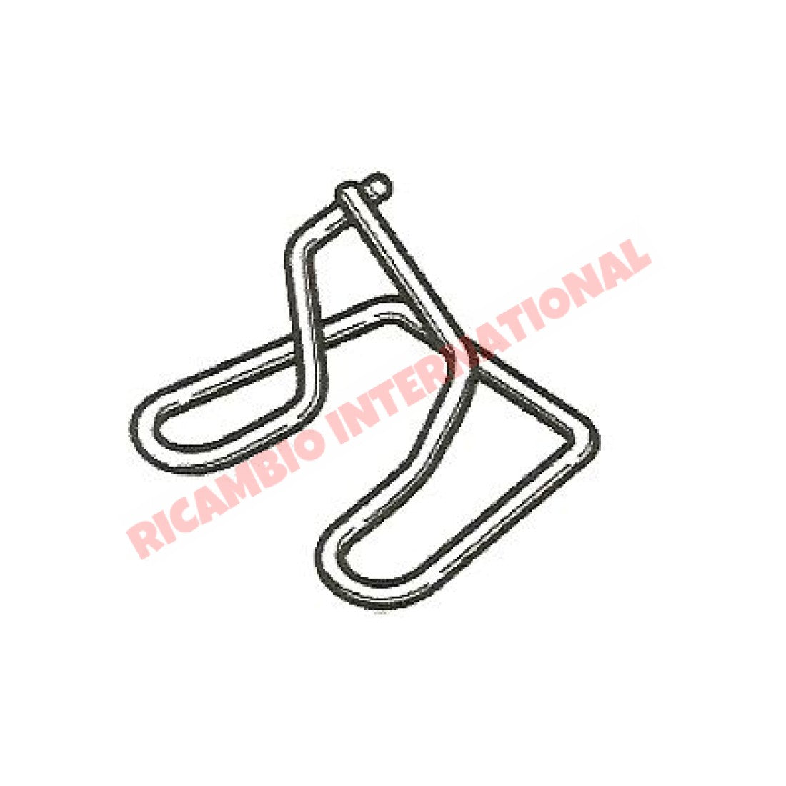 Sill Moulding Trim Clip - Classic Fiat 500 600 - Chrome - Aluminium & Exterior Trim Parts