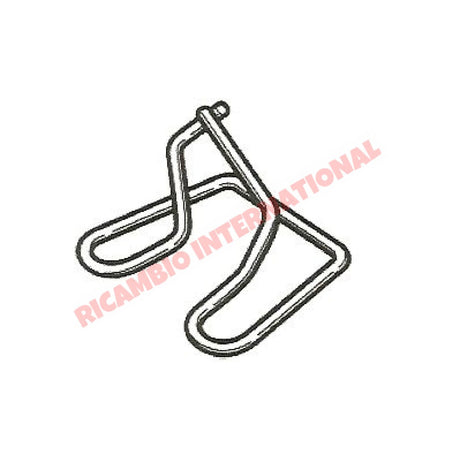 Sill Moulding Trim Clip - Classic Fiat 500 600 - Chrome - Aluminium & Exterior Trim Parts