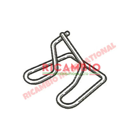 Sill Moulding Trim Clip - Classic Fiat 500 600 - Chrome - Aluminium & Exterior Trim Parts