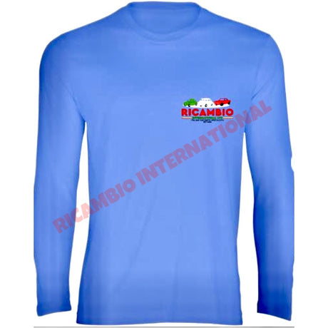 Softstyle Long Sleeve Cotton T-Shirt - Ricambio Branding - Classic Fiat 500 Parts & Spares