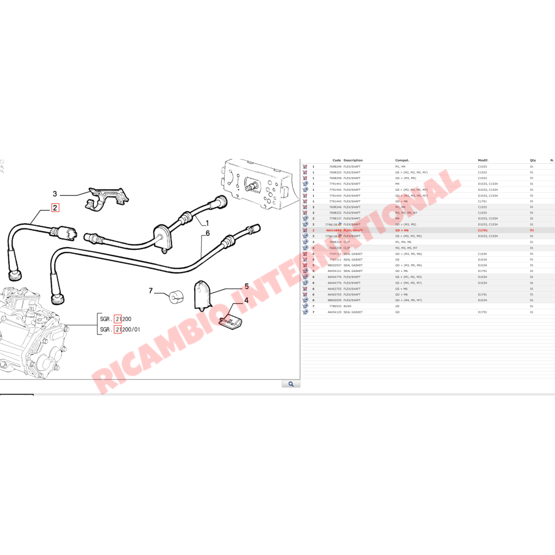 Speedo Cable - Fiat Cinquecento - Cables and Clips