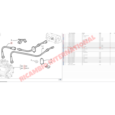 Speedo Cable - Fiat Cinquecento - Cables and Clips