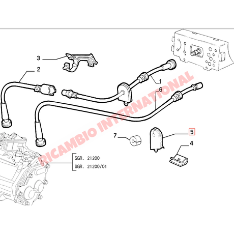 Speedo Cable - Fiat Cinquecento - Cables and Clips