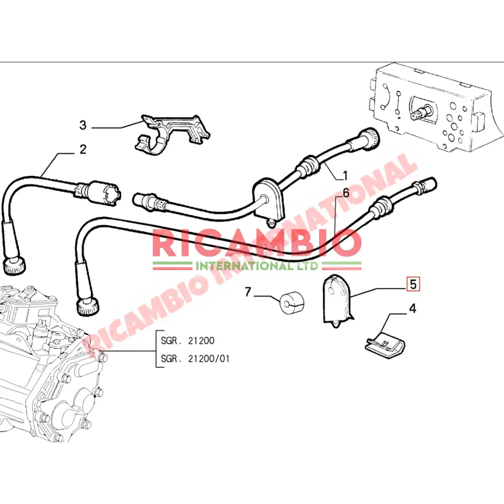 Speedo Cable - Fiat Cinquecento - Cables and Clips