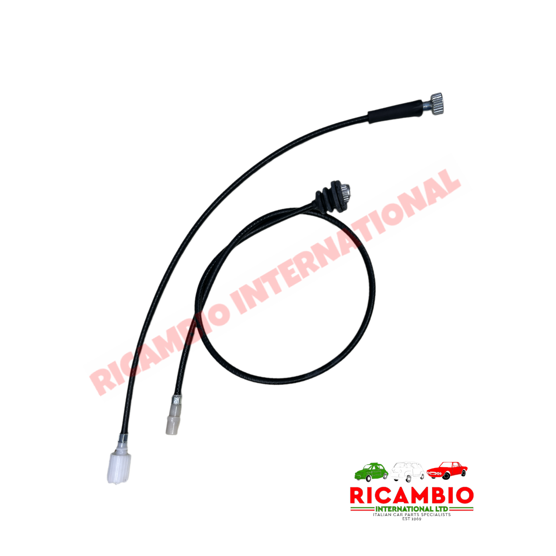 Speedo Cable Kit (2 piece) - Fiat Cinquecento - Cables and Clips