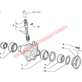 Speedo Drive Gear and Support - Fiat Barchetta Punto Doblo Bravo/a - Cables and Clips