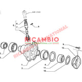 Speedo Drive Gear and Support - Fiat Barchetta Punto Doblo Bravo/a - Cables and Clips