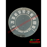 Speedo Front Speedometer Glass (110 KM/H) - Classic Fiat 500 - Interior Parts and Trim