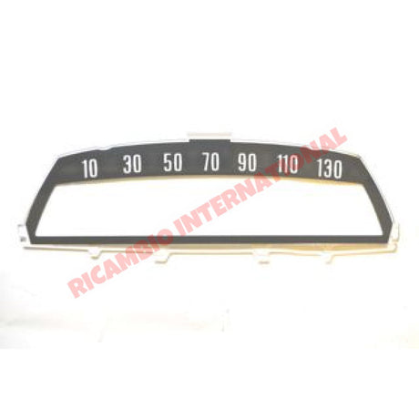 Speedo Front Speedometer Glass (KM/H) - Classic Fiat 500 - Classic Fiat 500 Parts & Spares