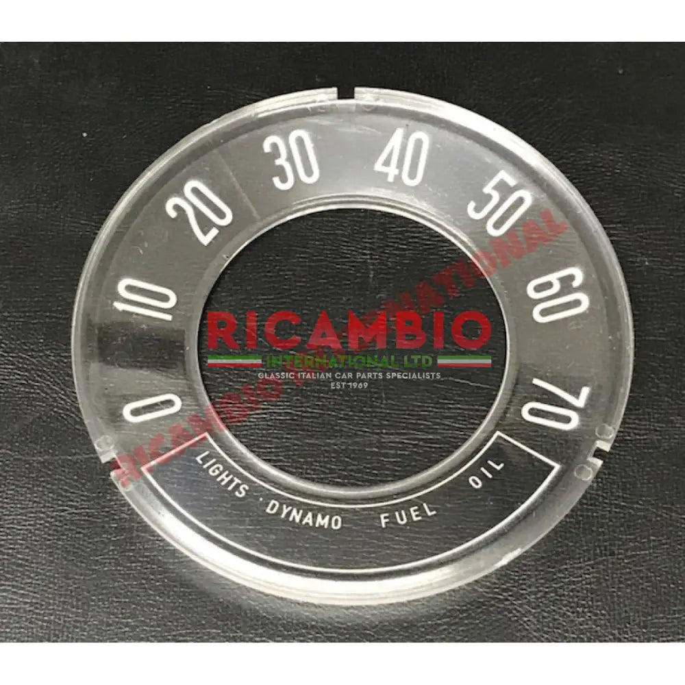 CONVEX Speedo Front Speedometer Glass (MPH) - Classic Fiat 500 - Interior Parts and Trim