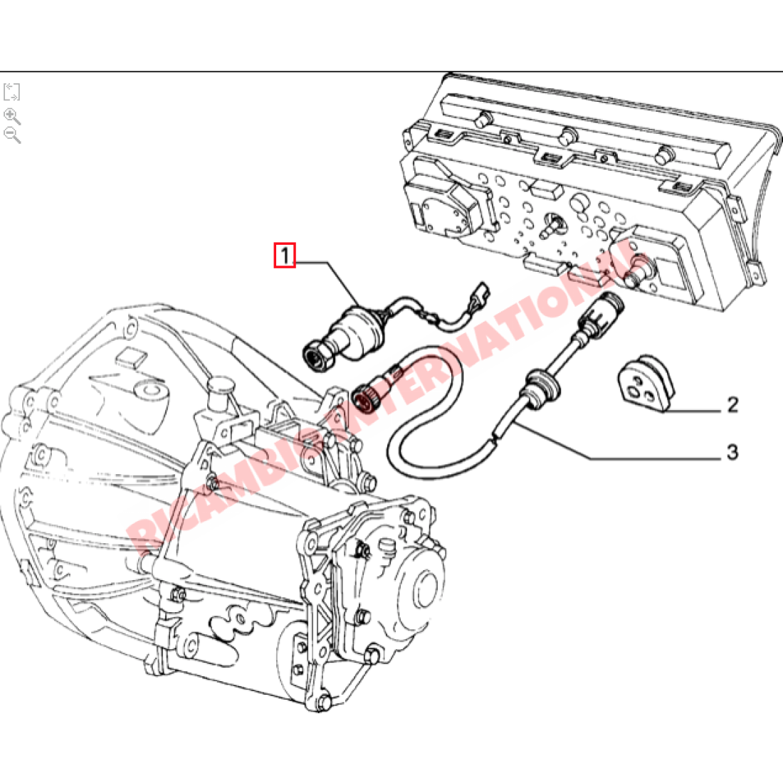 Speedo Sensor - Fiat Croma & Lancia Delta - Cables