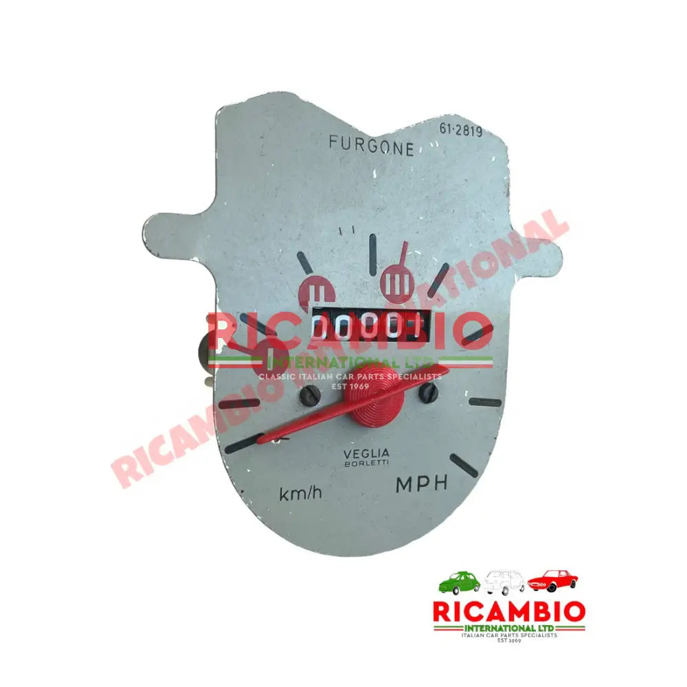 Speedometer & Facia MPH VEGLIA BORLETTI - Fiat 600 Multipla - VEGLIA BORLETTI Instruments