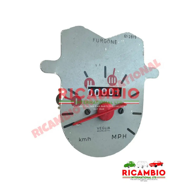 Speedometer & Facia MPH VEGLIA BORLETTI - Fiat 600 Multipla - VEGLIA BORLETTI Instruments