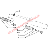 Splined Steering Rack Bush - Fiat 126,127,128,Strada/Ritmo Autobianchi A112 - Steering