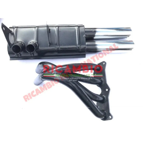 Sports Exhaust Kit (Large Bore Tail Pipes) - Fiat 850 - Exhaust
